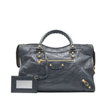 Balenciaga women's handbag Grey luxury designer leather