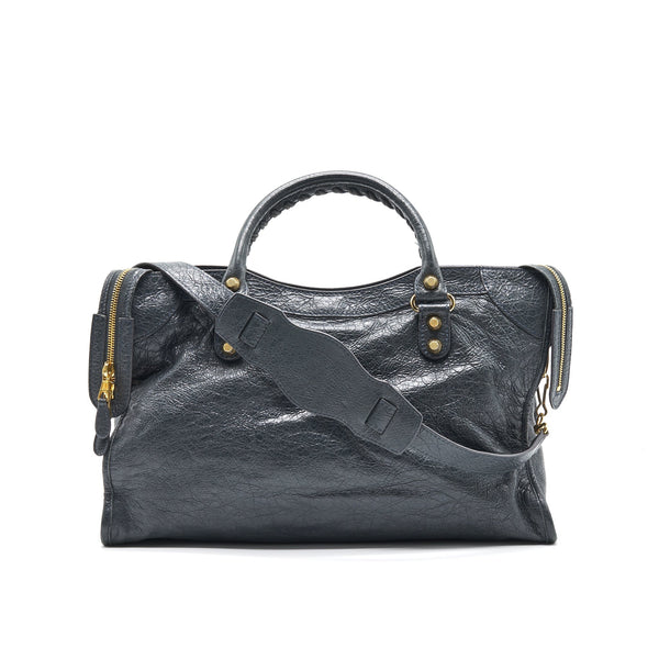 Authentic Balenciaga handbag Grey luxury fashion accessory