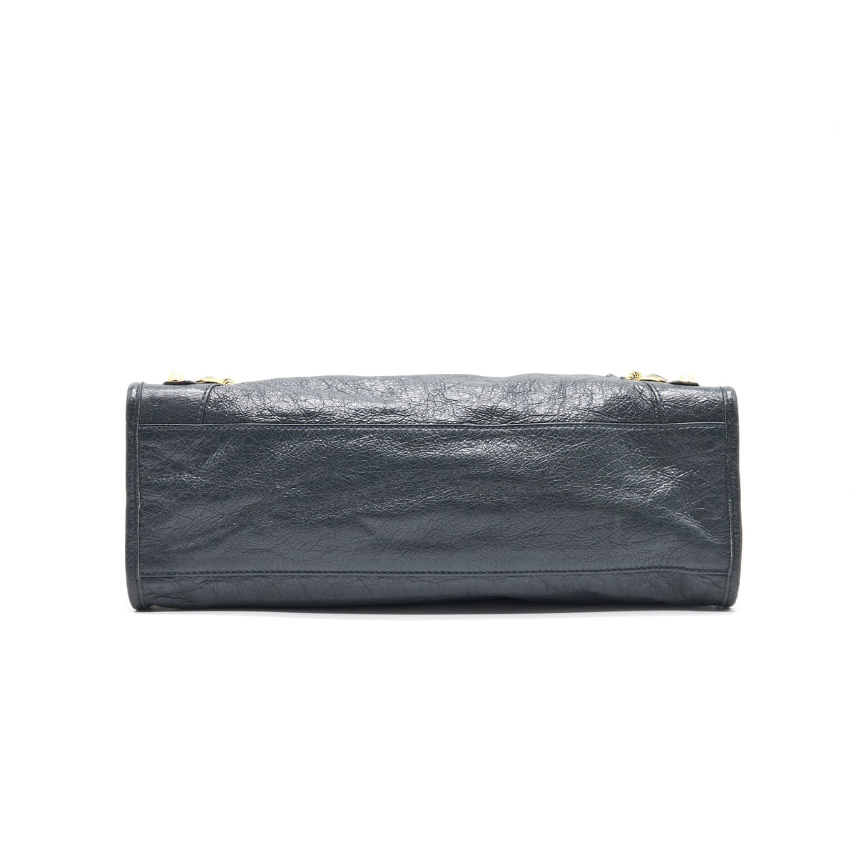 Balenciaga authentic luxury handbag Grey leather craftsmanship