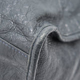 Side view of Balenciaga handbag Grey premium designer bag