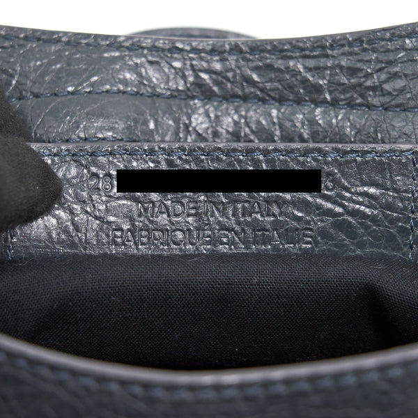 Balenciaga designer handbag leather closeup detail