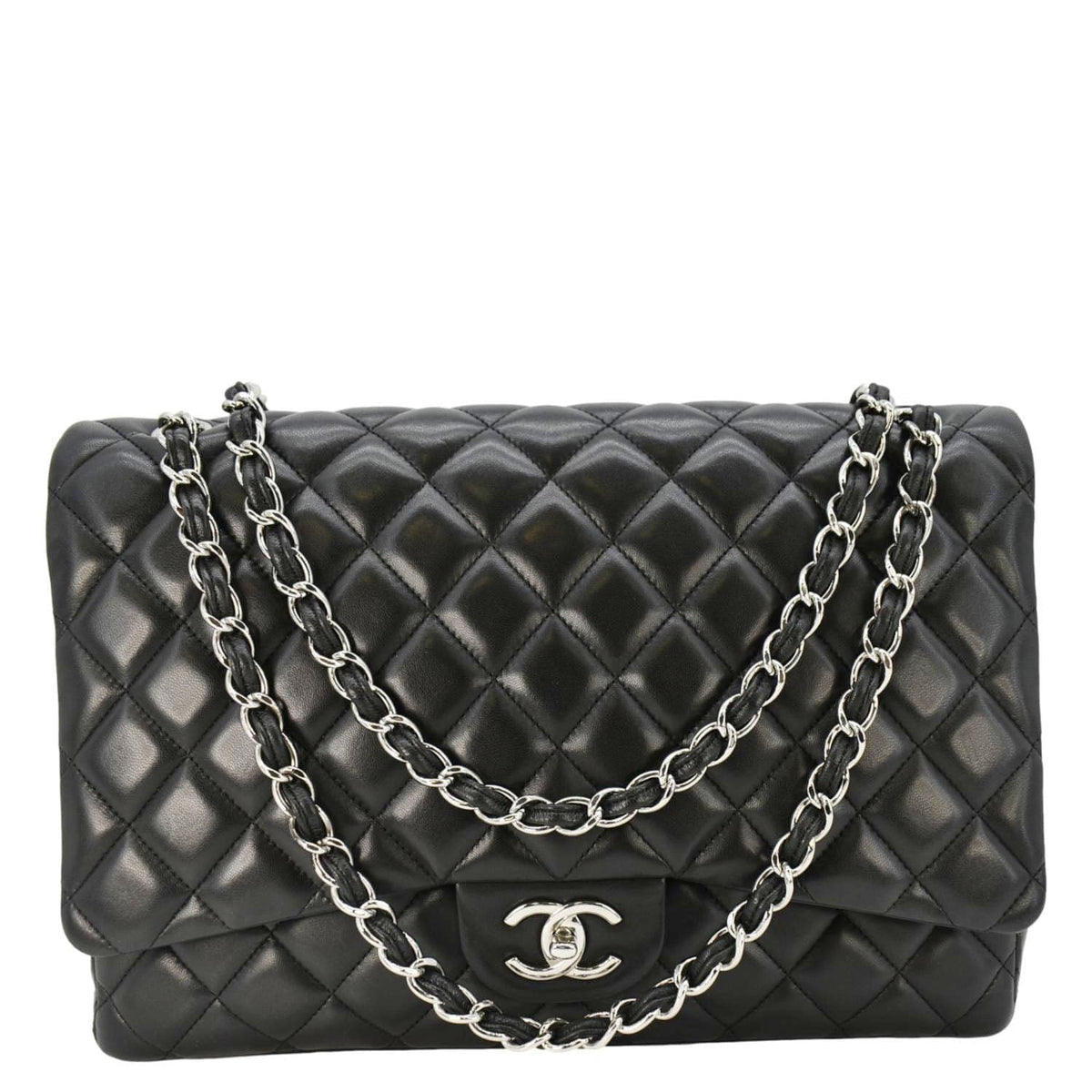 Chanel Bags Chanel Classic Double Flap Quilted Leather Crossbody Bag Black Premium Designer Shoulder Bag
