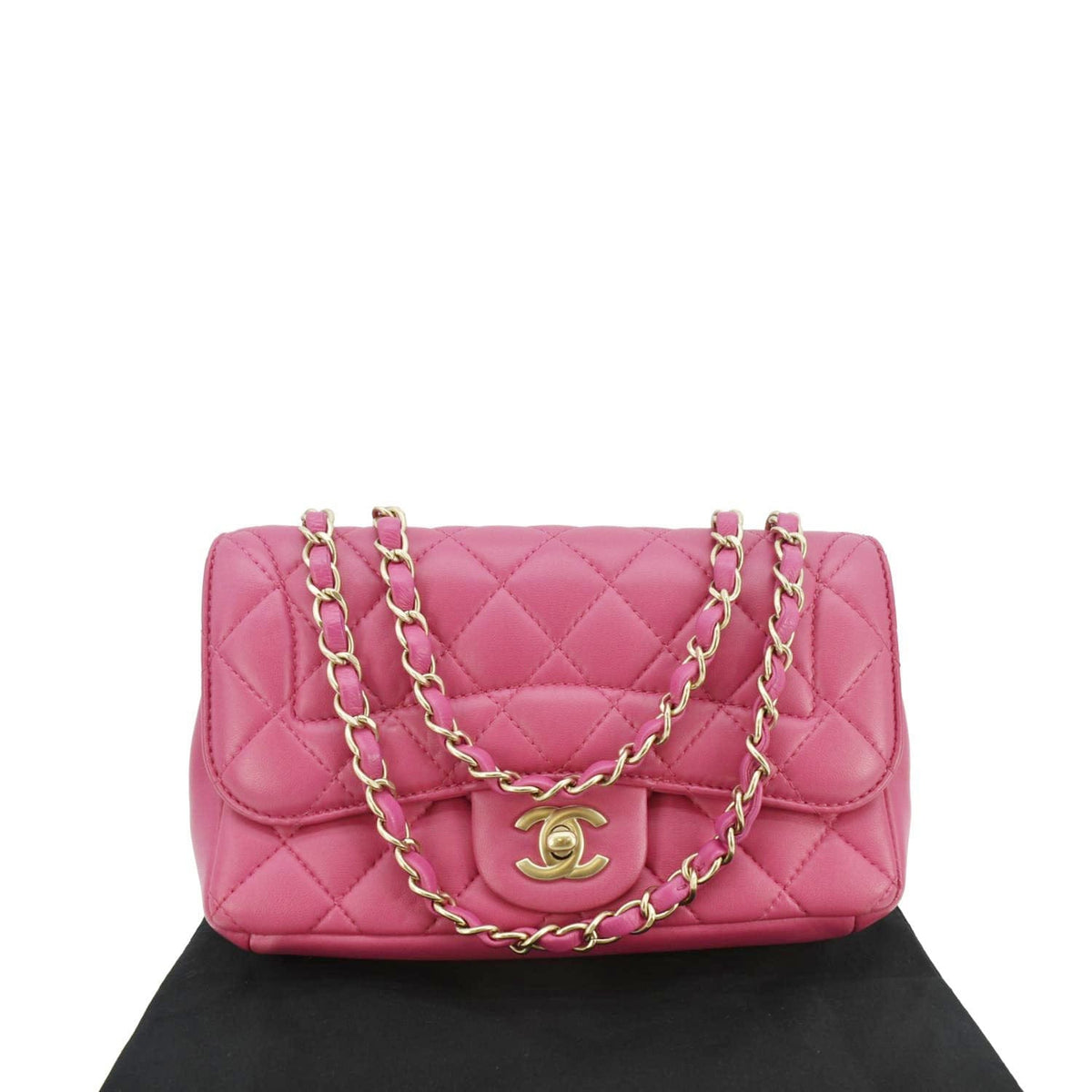 Chanel Bags Chanel Chic Flap Quilted Lambskin Leather Crossbody Bag Pink Elegant Everyday Designer Handbag