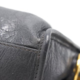 Balenciaga authentic luxury handbag Grey leather craftsmanship