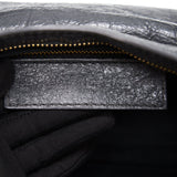 Balenciaga designer handbag leather closeup detail