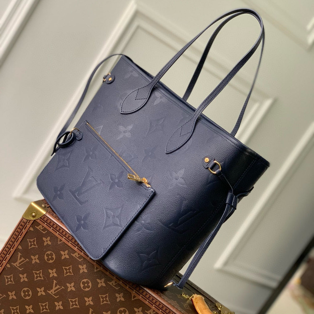 Louis Vuitton Bags- Louis Vuitton Lou Neverfull Mm Bag Premium Designer Shoulder Bag