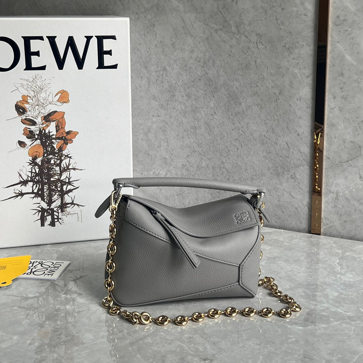 Bags- Loew Mini Puzzle Edge Bag Luxury Designer Leather Handbag