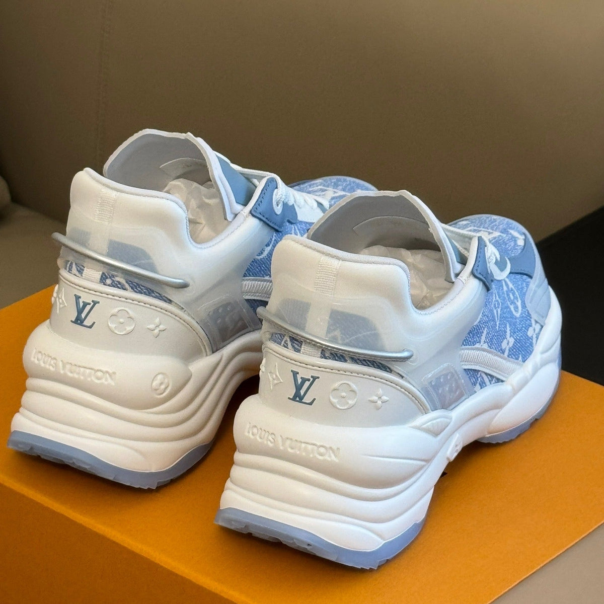 Louis Vuitton Shoes- Louis Vuitton Lou Run 55 Trainers Premium Designer Casual Shoes