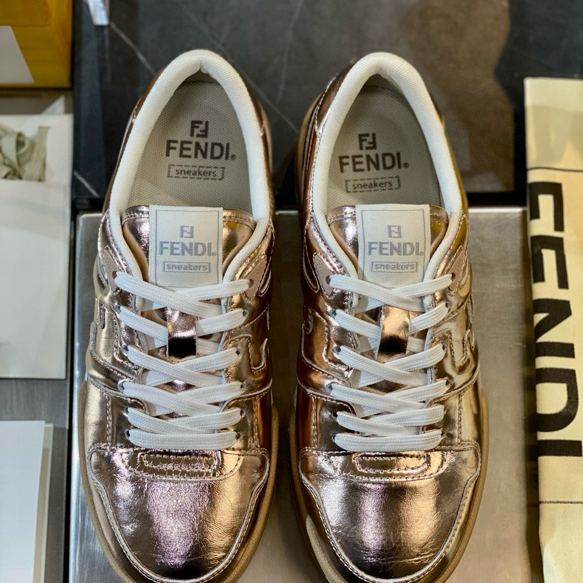 Shoes- Fen Match Sneaker Luxury Lifestyle Designer Footwear