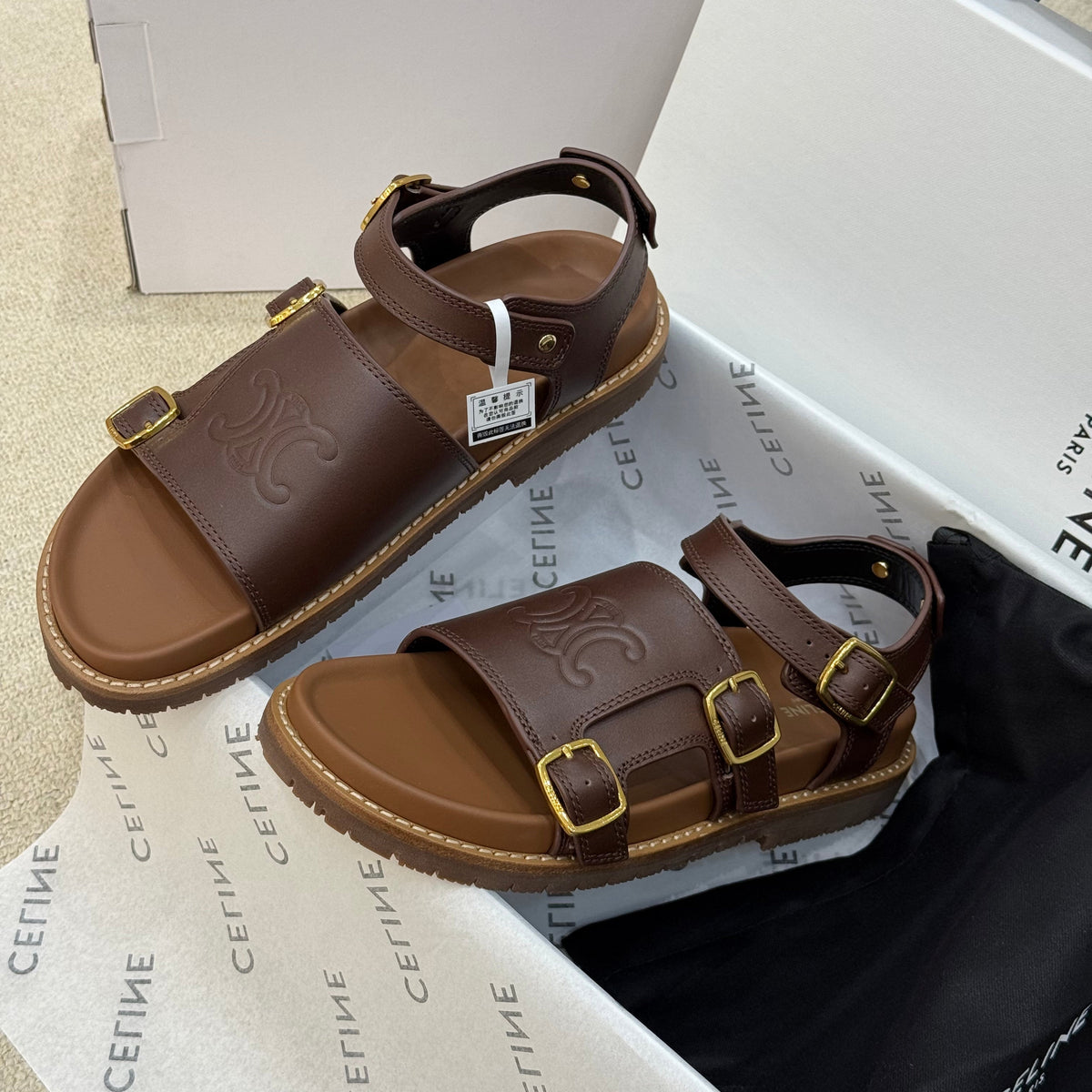 Shoes- Cel Sandals Comfortable Everyday Designer Shoes