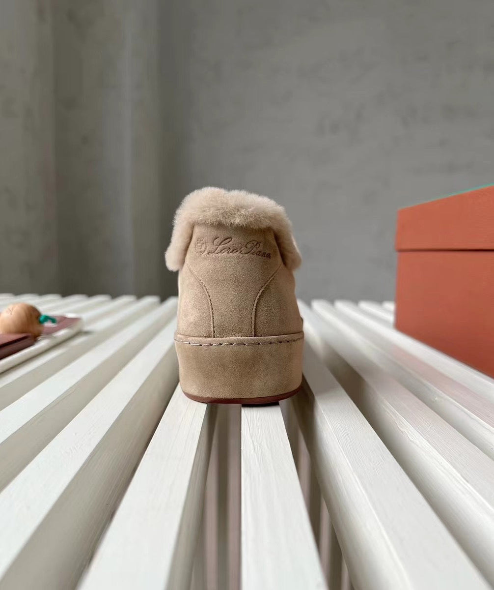 Shoes- Loro P Fur Nuages Sneakers Comfortable Everyday Designer Shoes