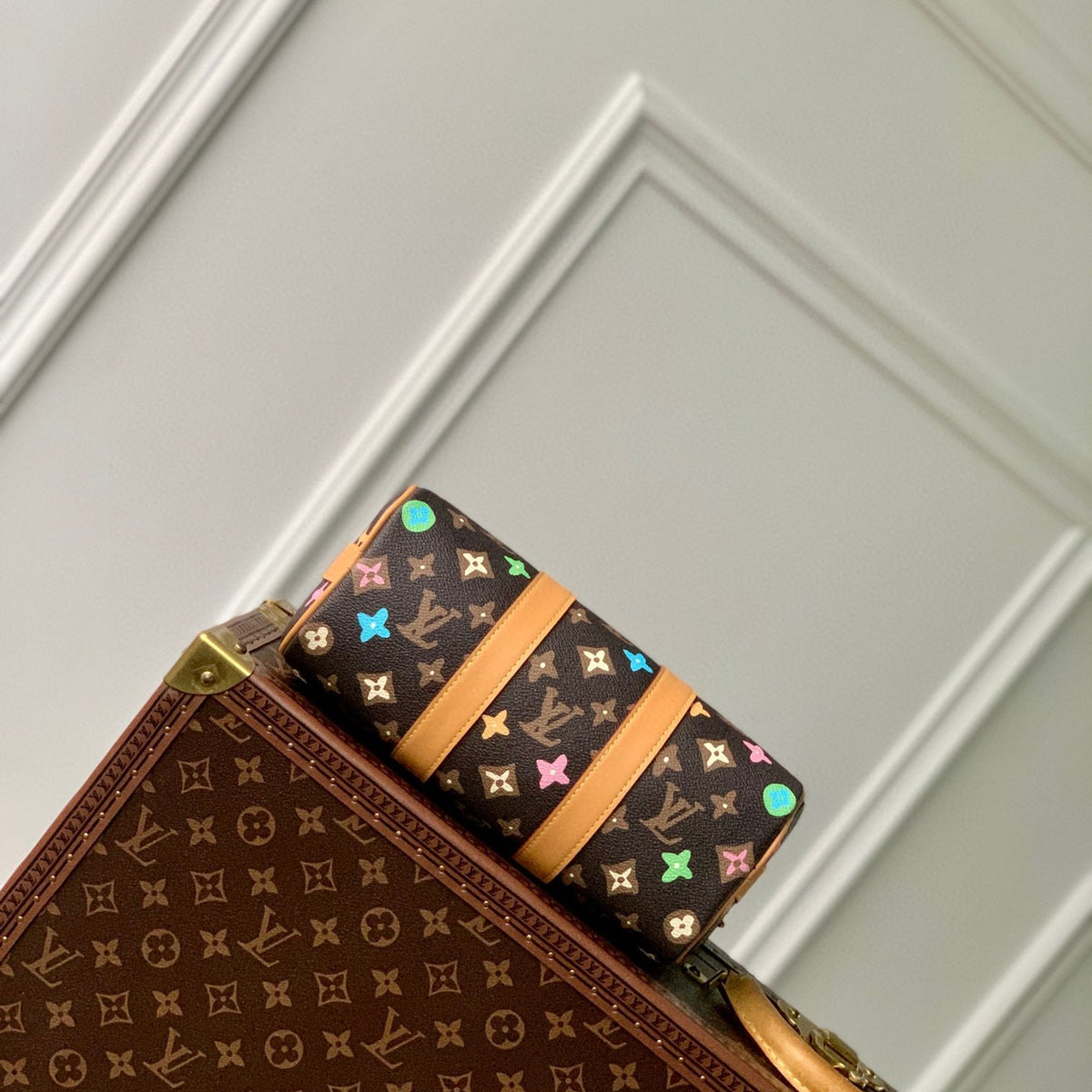 Louis Vuitton Bags- Louis Vuitton Lou Keepall 25 Bag Premium Designer Shoulder Bag