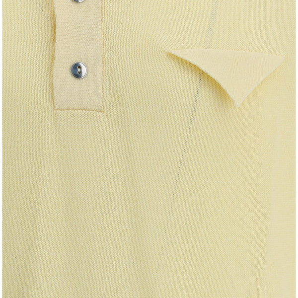 Bottega Veneta Polo Shirts? Bottega Veneta Men Linen Polo Shirt Classic Designer Cotton Polo Shirt