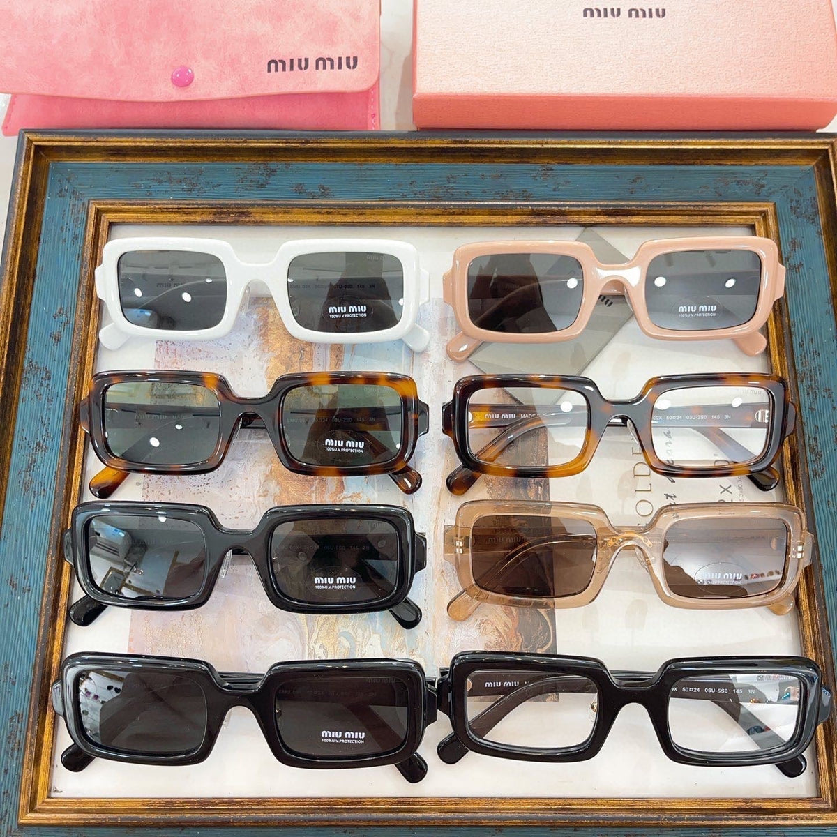 Sunglasses- Miu M Sunglasses Luxury Designer UV Sunglasses