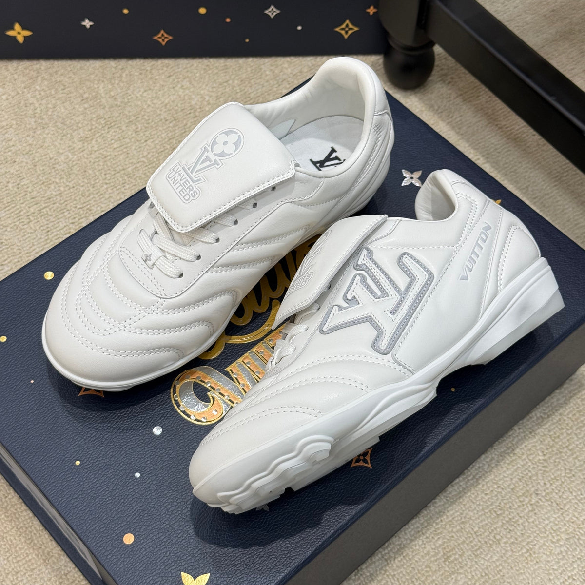 Louis Vuitton Shoes- Louis Vuitton Lou Footprint Sneaker Luxury Lifestyle Designer Footwear
