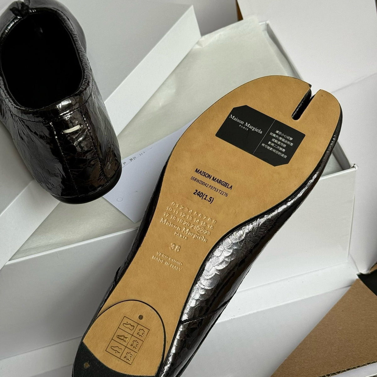 Shoes- Maison M Tabi Ballet Flats Comfortable Everyday Designer Shoes