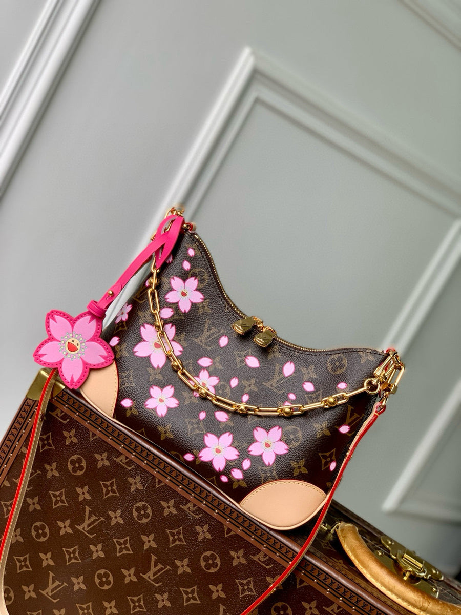 Louis Vuitton Bags- Louis Vuitton Lou x Murakami Boulogne Bag Elegant Everyday Designer Handbag