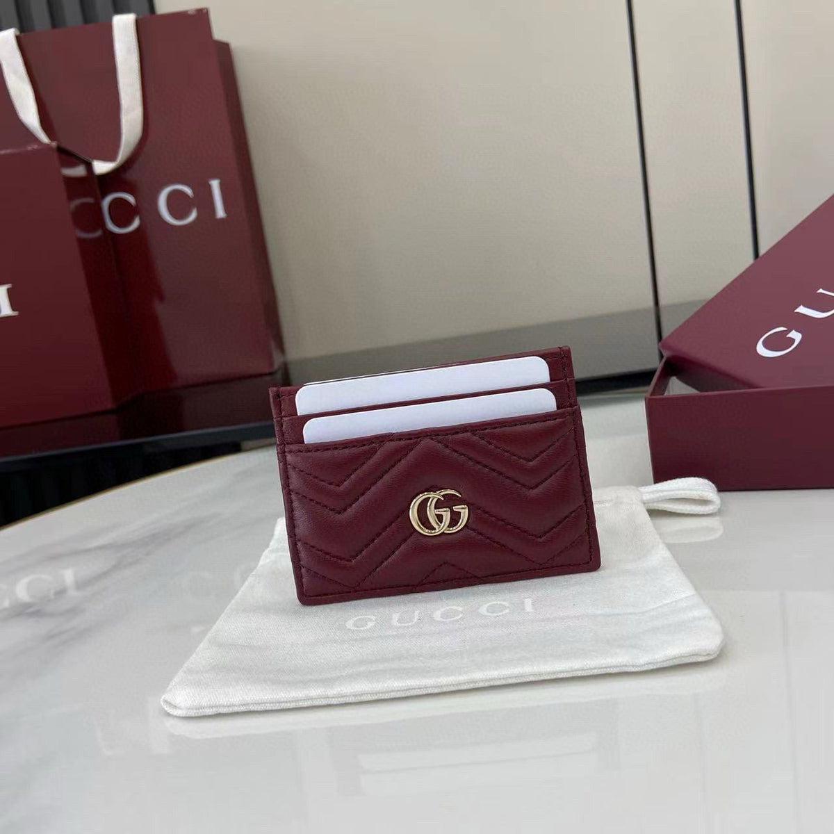 Gucci Wallets- Gucci Card Holder Compact Luxury Card Wallet