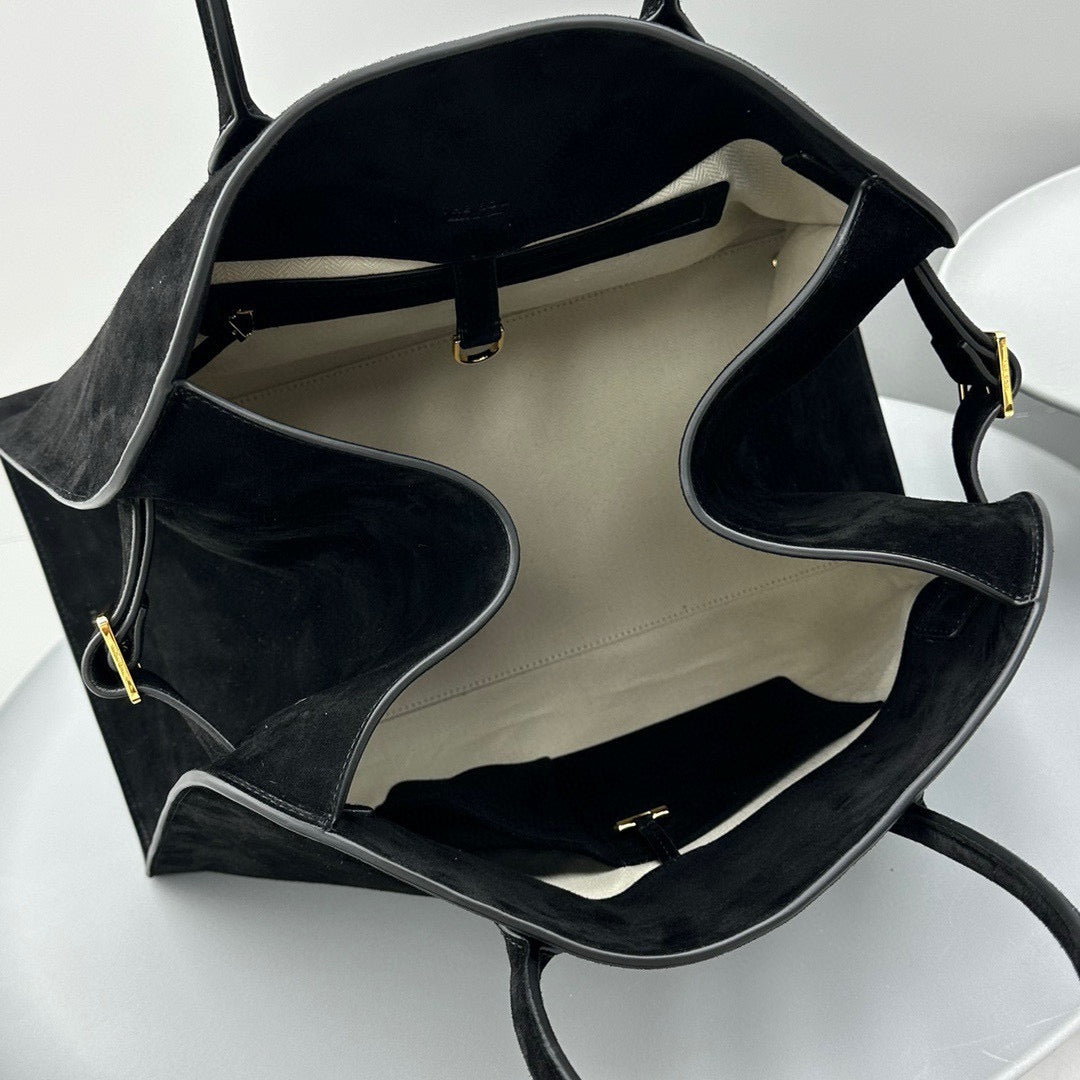 The Row Bags- The Row Margaux 17 Bag Luxury Designer Leather Handbag