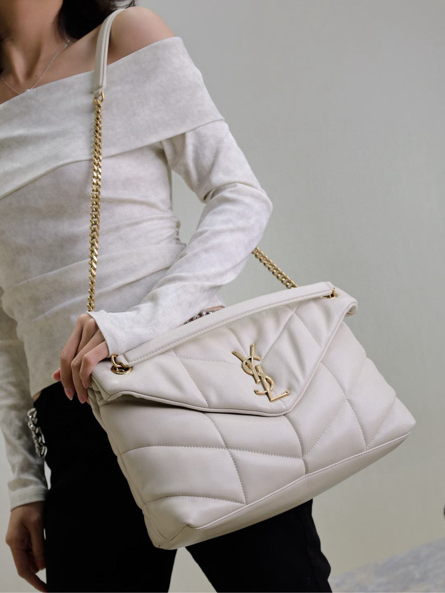 Saint Laurent Bags- Saint Laurent Loulou Medium Puffer Bag Luxury Designer Leather Handbag
