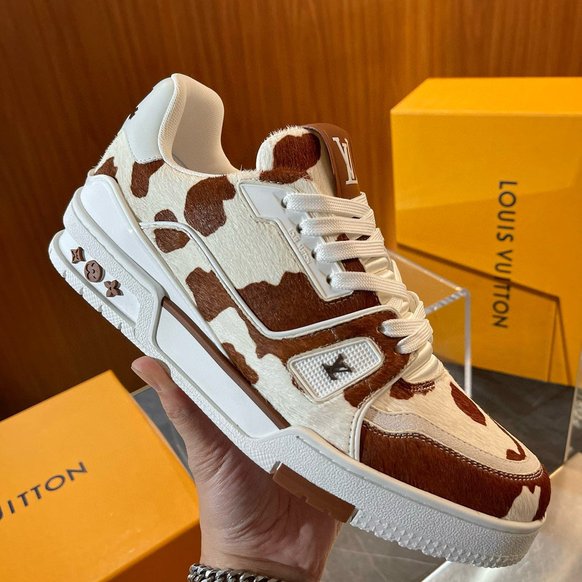 Louis Vuitton Shoes- Louis Vuitton Lou Trainers Comfortable Everyday Designer Shoes
