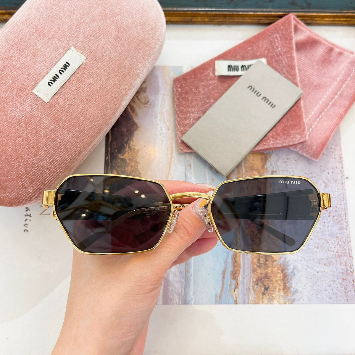 Sunglasses- Miu M Sunglasses Premium Fashion Designer Sunglasses