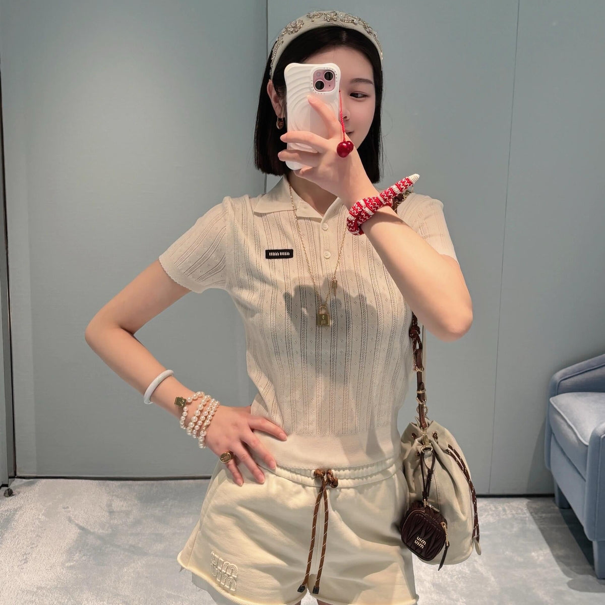 Polo Shirts- Miu M Polo Premium Everyday Polo Shirt