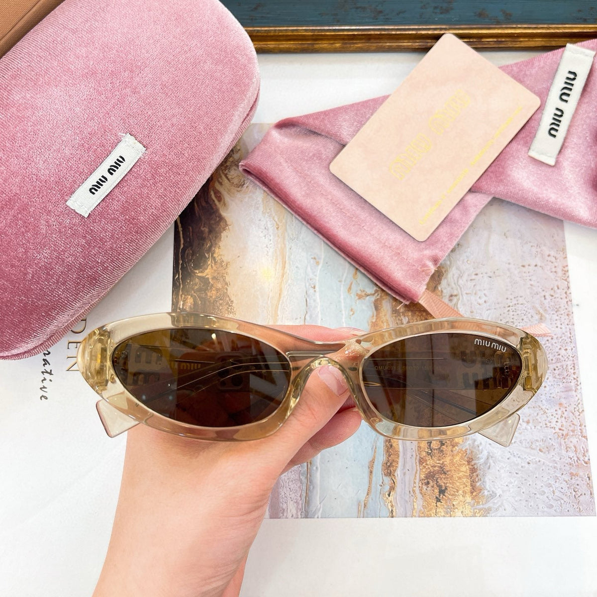 Sunglasses- Miu M Sunglasses Premium Fashion Designer Sunglasses