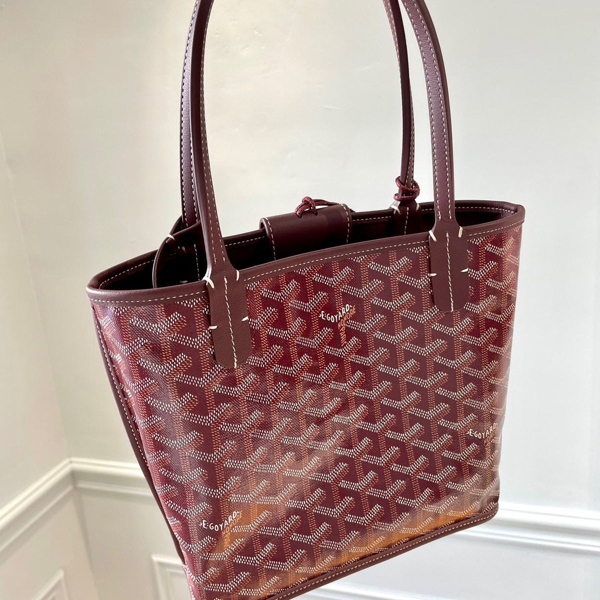 Bags- Goya Mini Anjou Bag Luxury Designer Leather Handbag