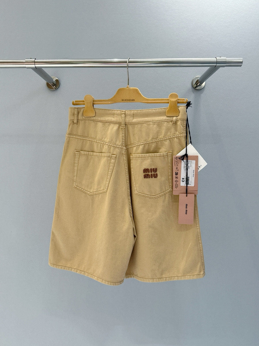 Shorts- Miu M Shorts Premium Designer Casual Shorts