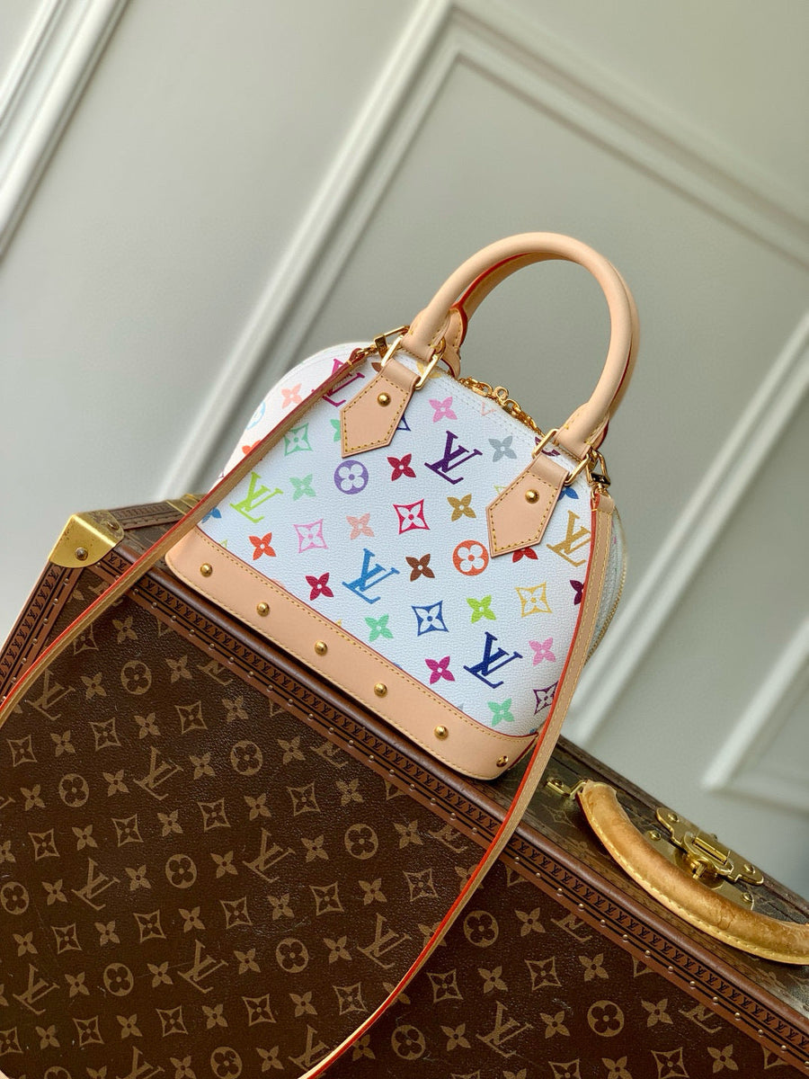 Louis Vuitton Bags- Louis Vuitton Lou x Murakami Alma Bag Elegant Everyday Designer Handbag
