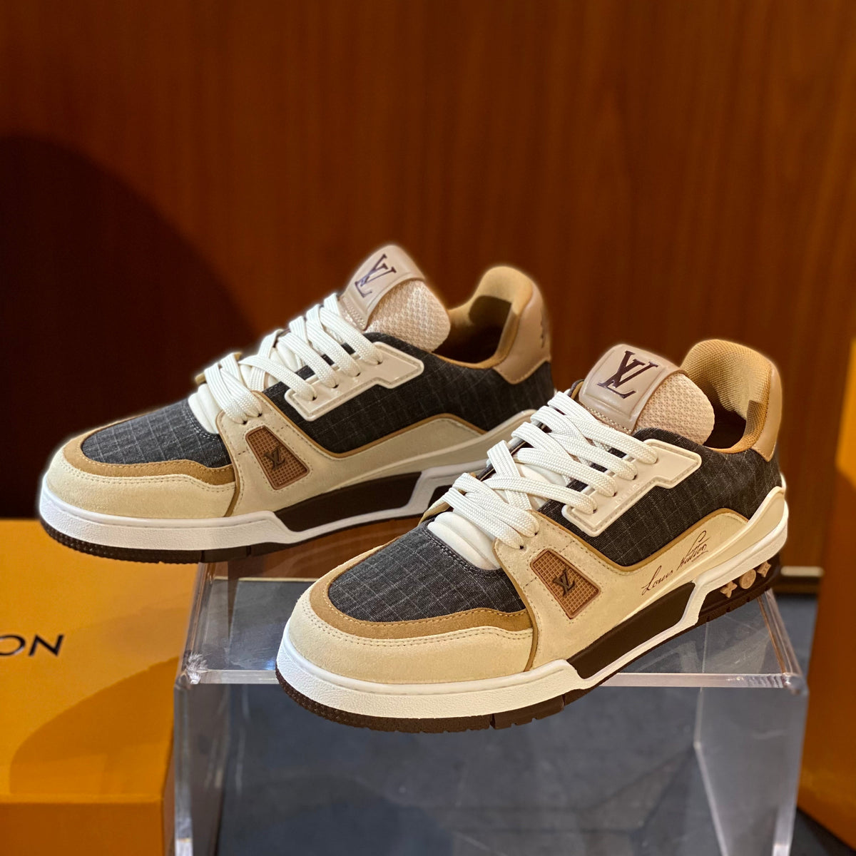 Louis Vuitton Shoes- Louis Vuitton Lou Trainers Luxury Lifestyle Designer Footwear