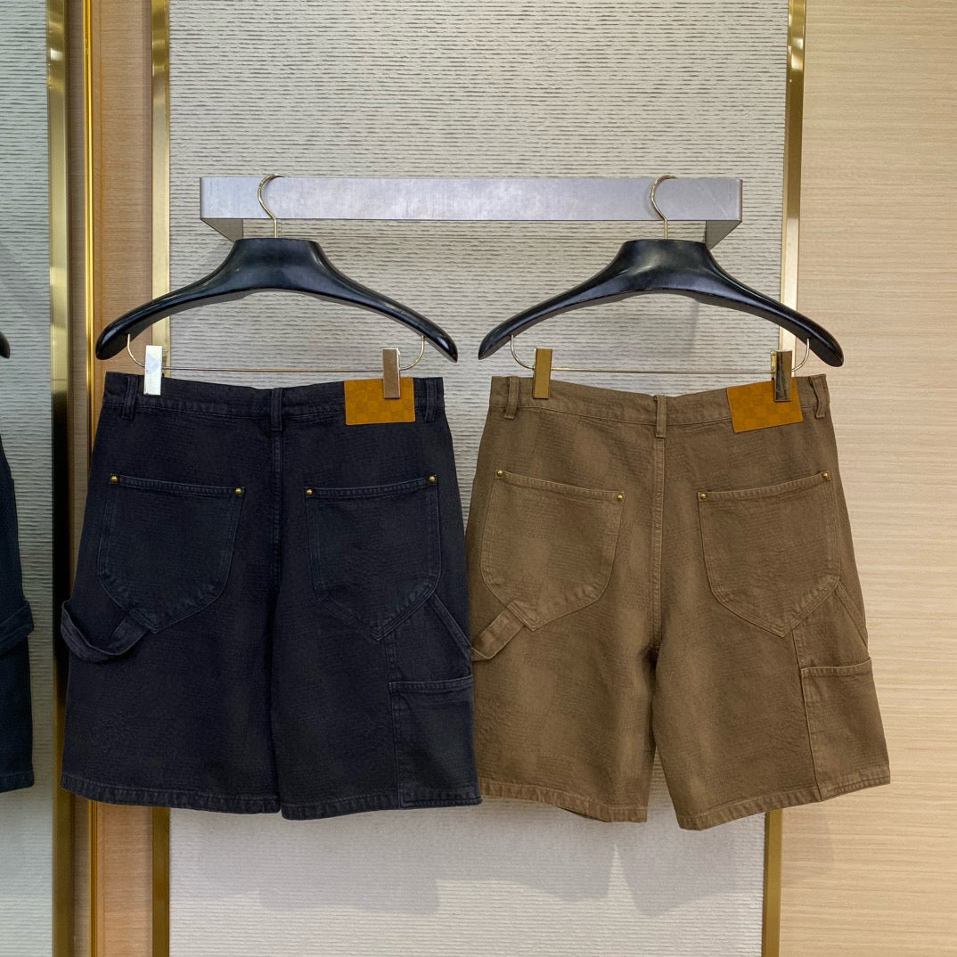 Louis Vuitton Jeans- Louis Vuitton Lou Denim Shorts Premium Designer Denim Jeans