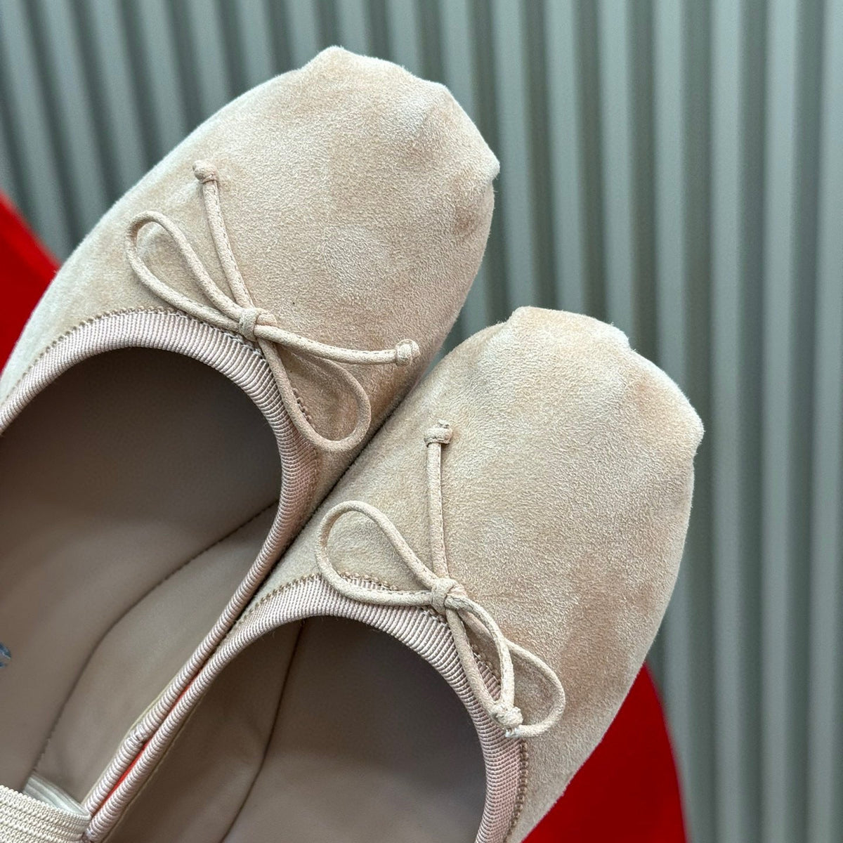 Shoes- Miu M Ballerina Flats Premium Designer Casual Shoes