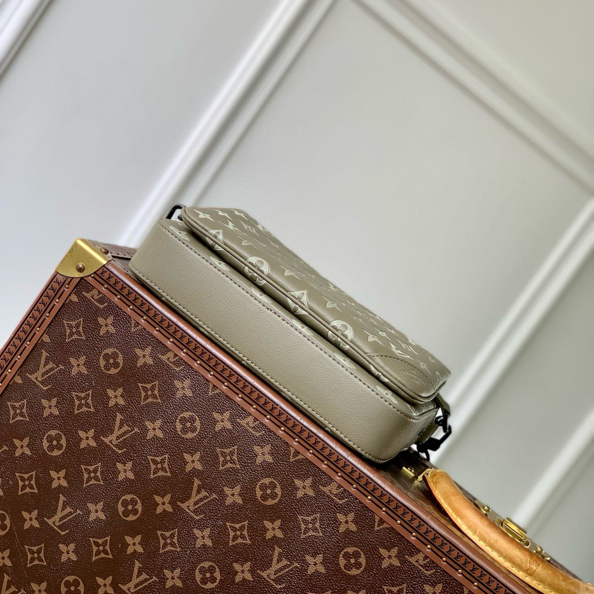 Louis Vuitton Bags- Louis Vuitton Lou Trio Messenger Bag Luxury Designer Leather Handbag