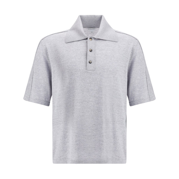 Bottega Veneta Sweaters? Bottega Veneta Men Wool Polo Sweater Luxury Designer Knit Sweater
