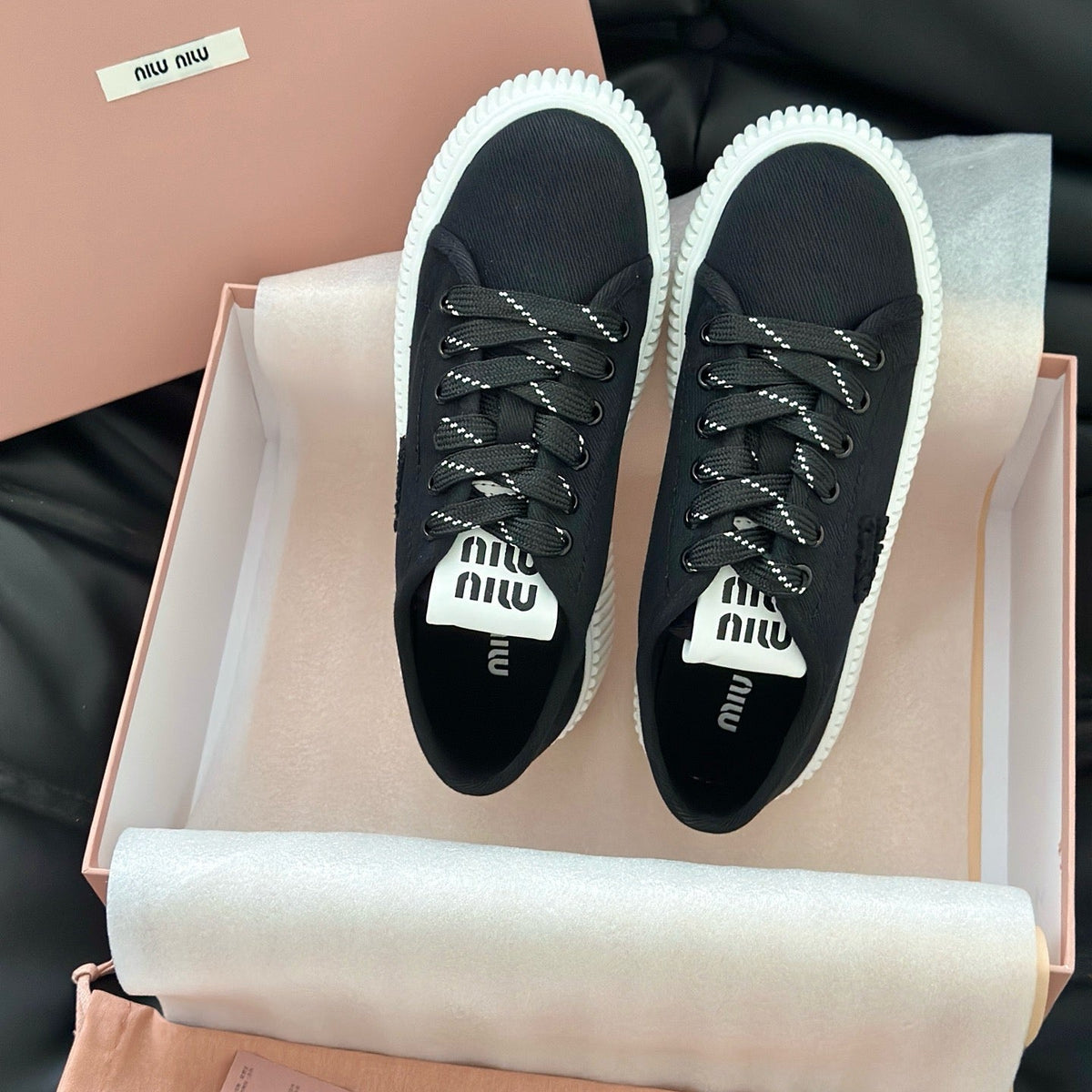 Shoes- Miu M Trainers Premium Designer Casual Shoes