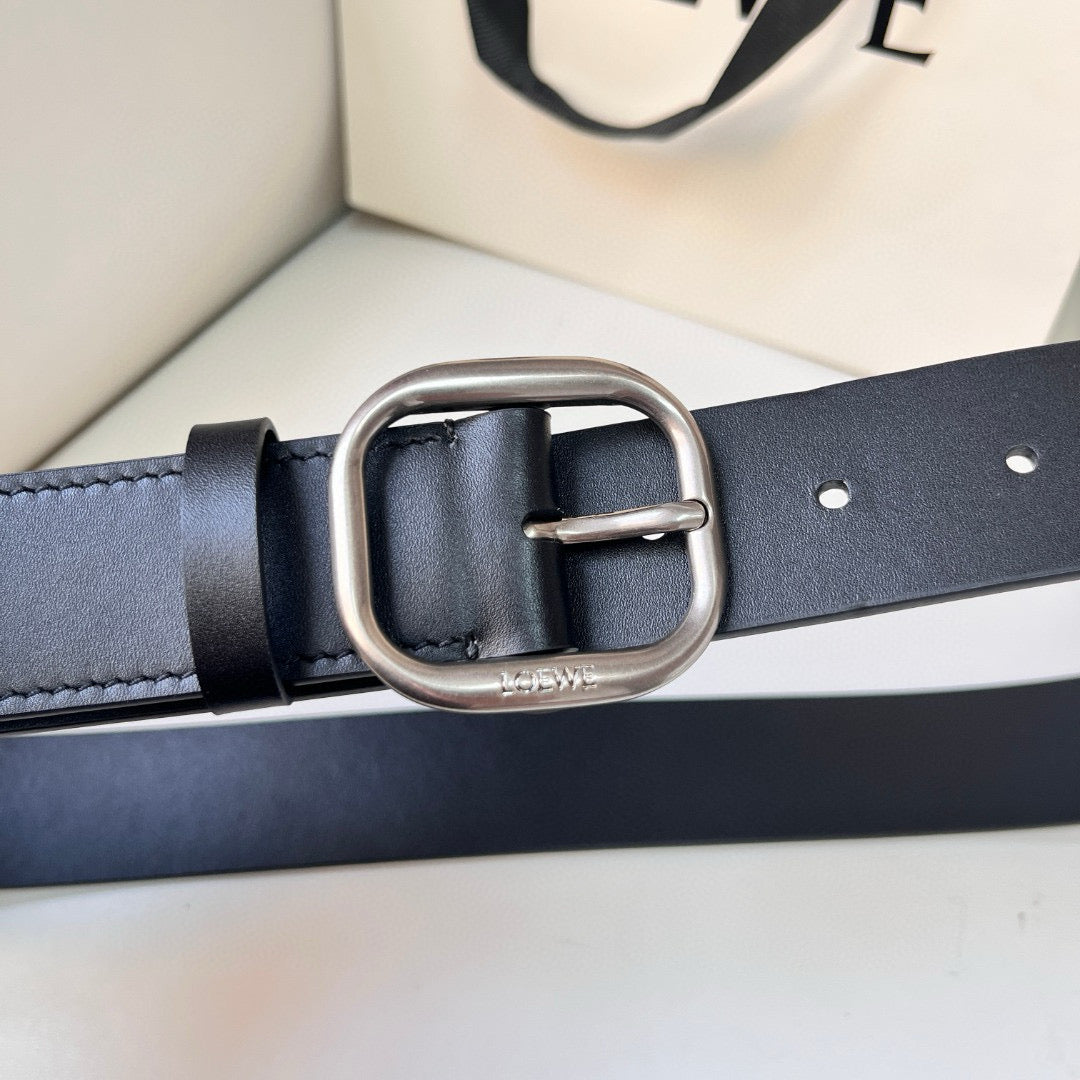 Belts- Loew Belt 3.5 Cm Premium Leather Designer Belt