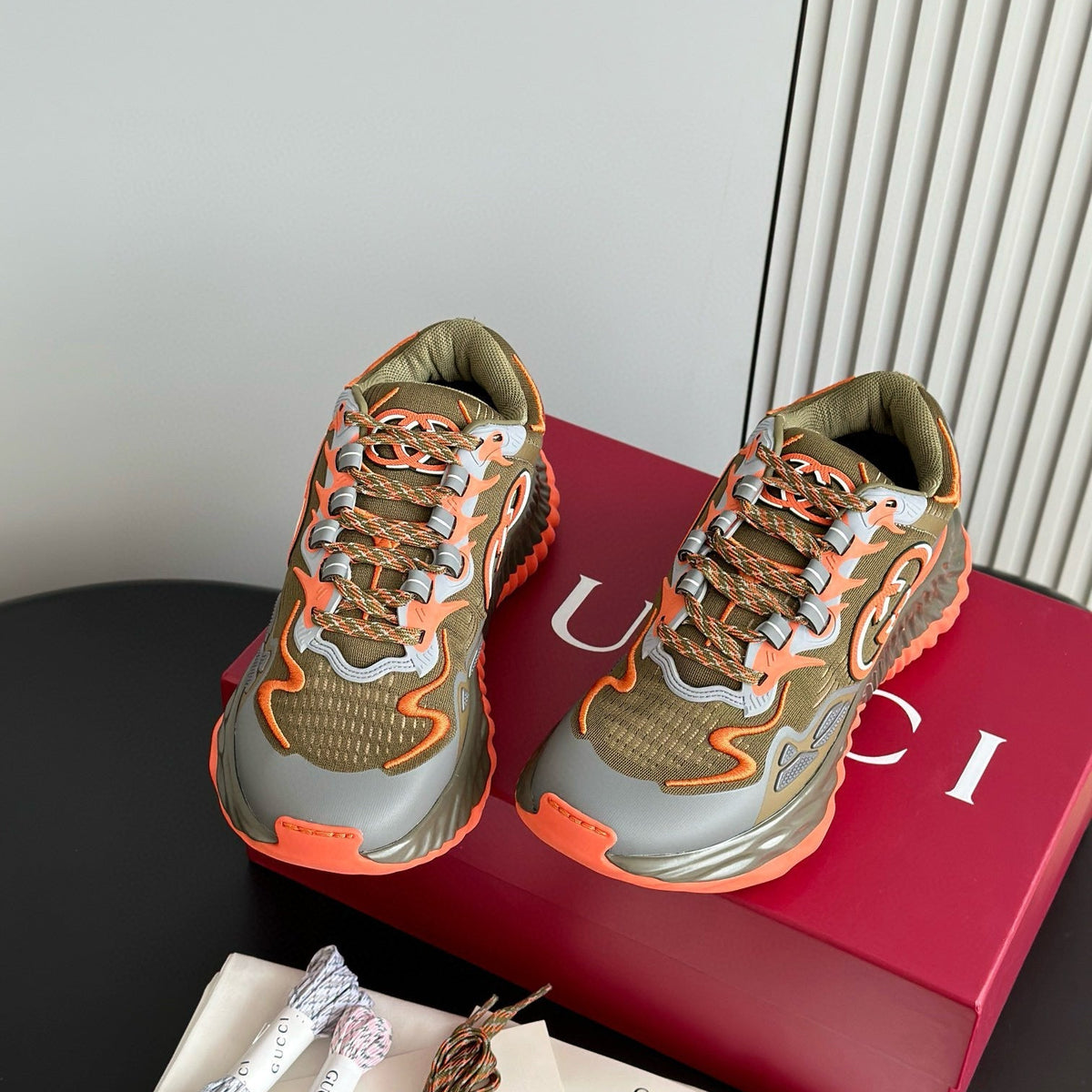 Gucci Shoes- Gucci Ripple Trainers Luxury Lifestyle Designer Footwear