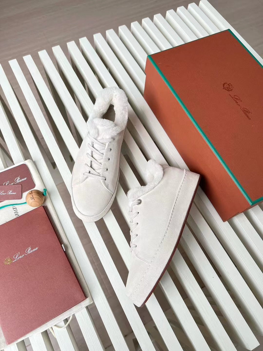 Shoes- Loro P Fur Nuages Sneakers Comfortable Everyday Designer Shoes