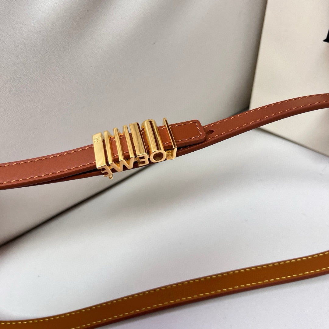 Belts- Loew Belt 1.5 Cm Premium Leather Designer Belt