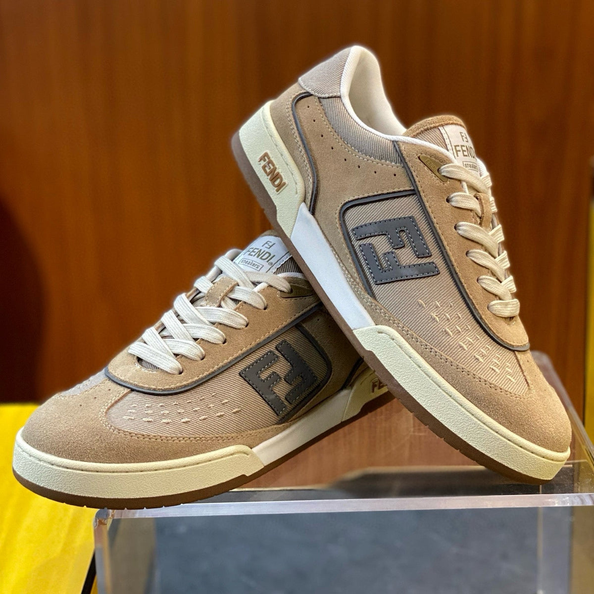 Shoes- Fen Match Sneaker Premium Designer Casual Shoes