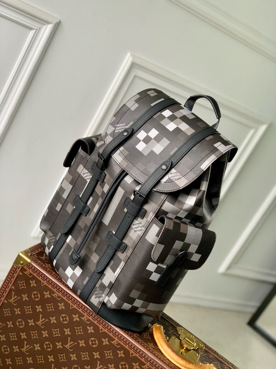 Louis Vuitton Bags- Louis Vuitton Lou Christopher Pm Backpack Premium Designer Shoulder Bag