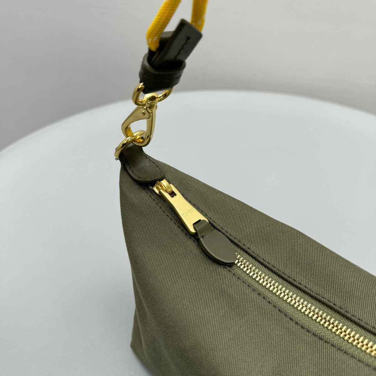 Bags- Miu M Gabardine Pouch Luxury Designer Leather Handbag