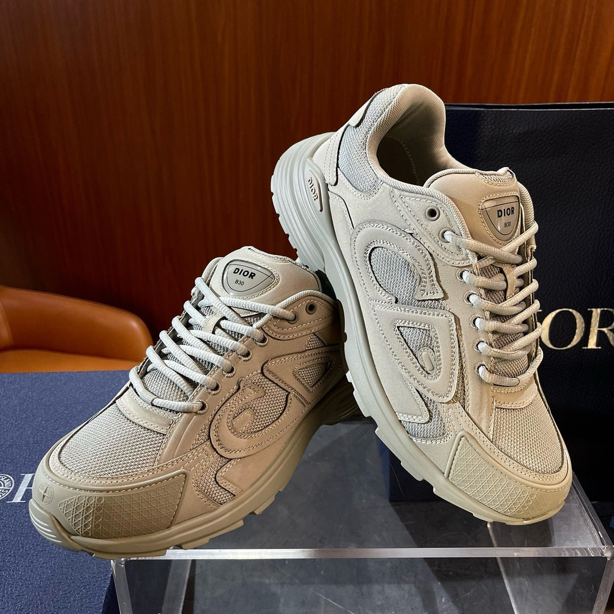 Dior Shoes- Dior x Stone I B30 Sneaker Premium Designer Casual Shoes
