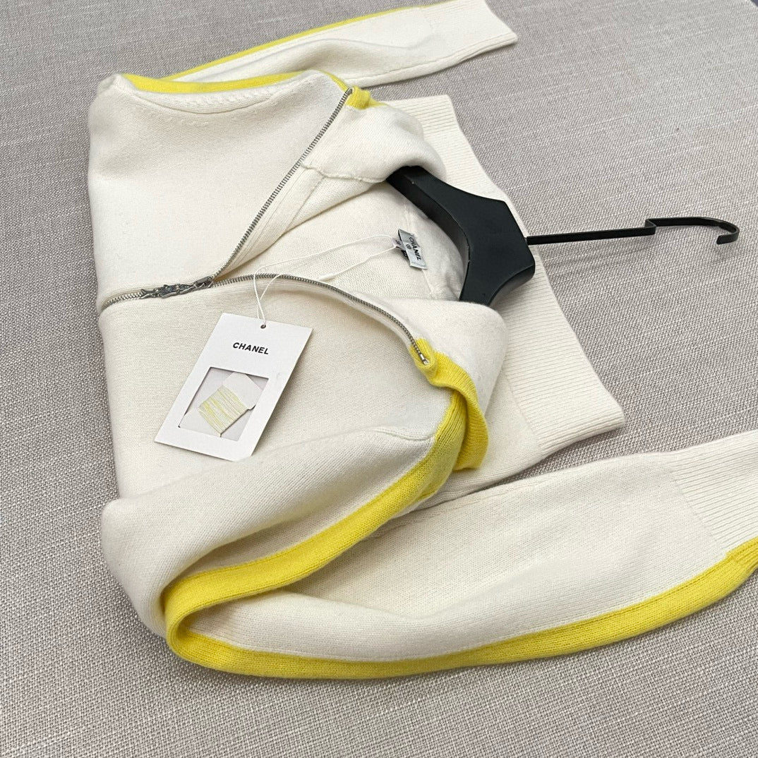 Chanel Hoodies- Chanel Zip Hoodie Premium Designer Casual Hoodie