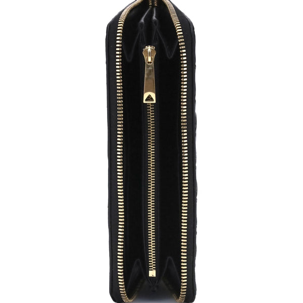 Bottega Veneta Wallets? Bottega Veneta Women Intrecciato Zippered Wallet Elegant Everyday Leather Wallet