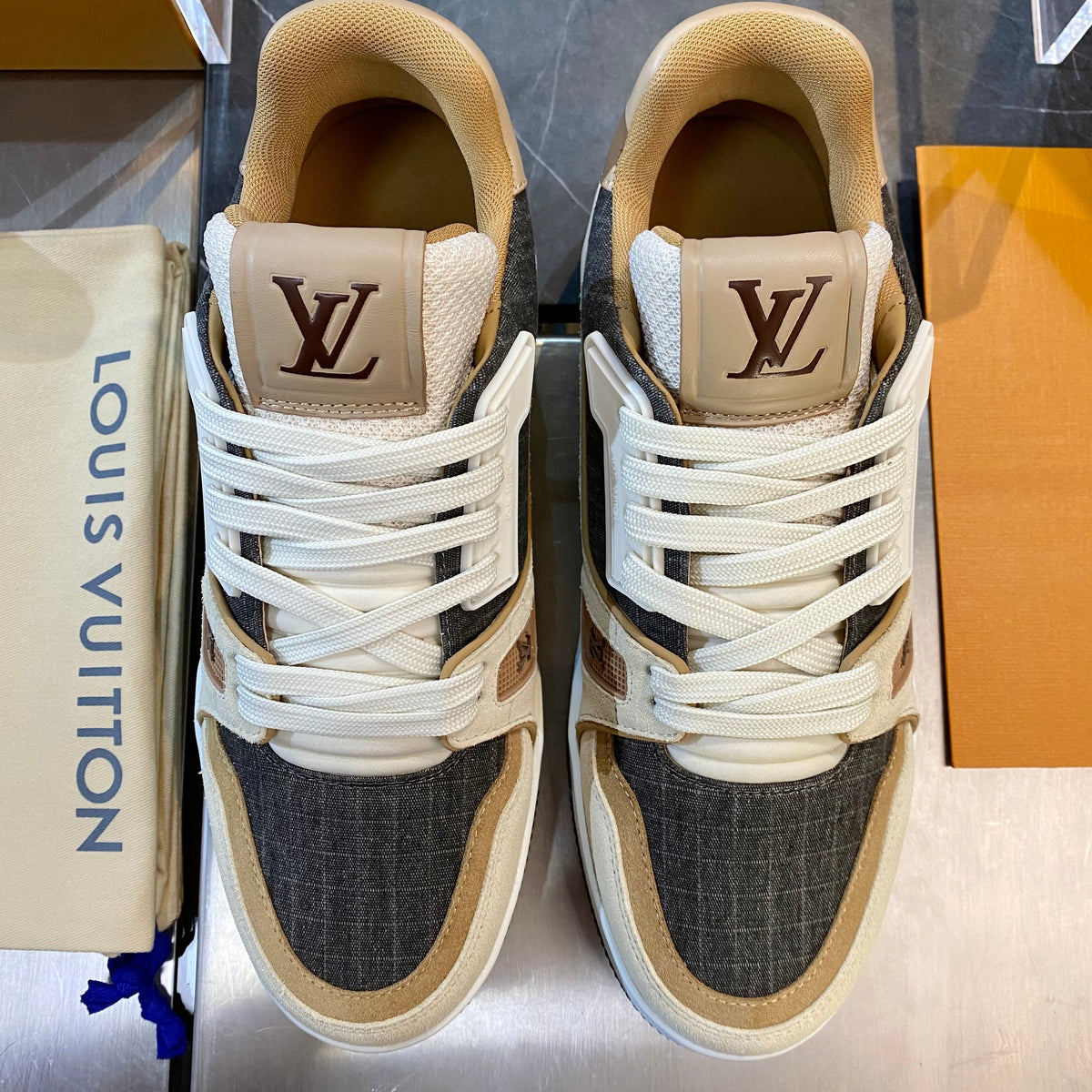 Louis Vuitton Shoes- Louis Vuitton Lou Trainers Luxury Lifestyle Designer Footwear