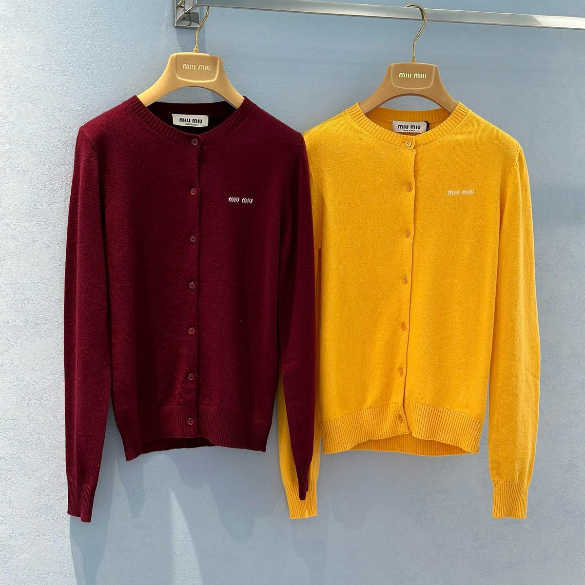 Sweaters- Miu M Cardigan Premium Casual Designer Knitwear
