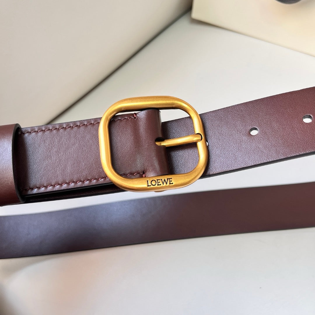 Belts- Loew Belt 3.5 Cm Classic Everyday Designer Belt